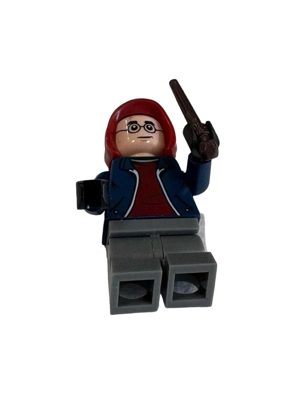 Lego Harry Potter minifig, red hoodie & wand, 76418 advent calendar 2023, HP458